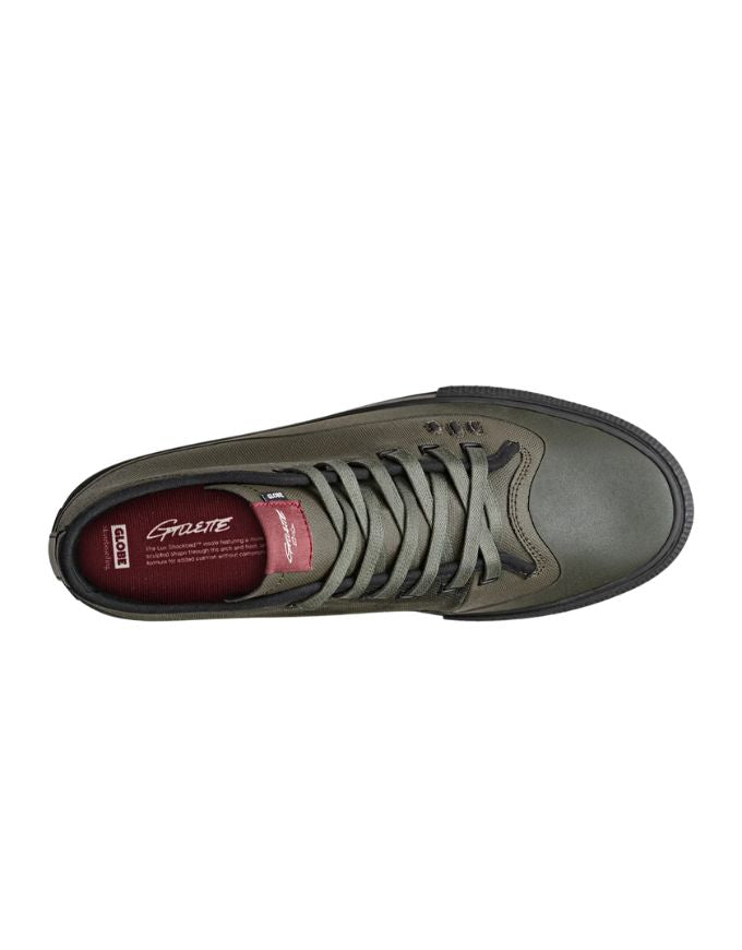 Globe Gilette Mid Shoe | Dark Olive/Black